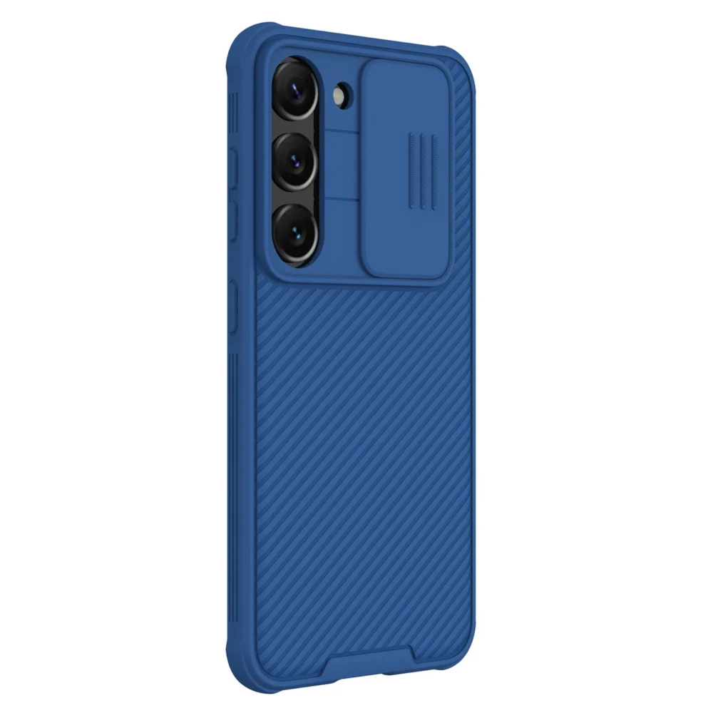 Nillkin CamShield Pro Case for Samsung Galaxy S23+, cover with camera cover, blueeng