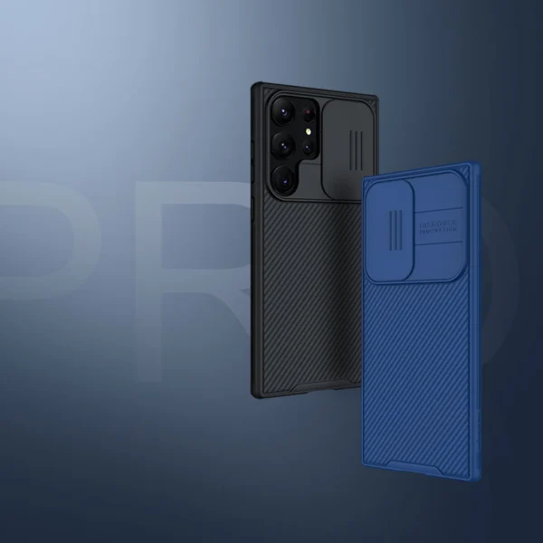 Nillkin CamShield Pro Case for Samsung Galaxy S23 Ultra cover with camera cover blackeng