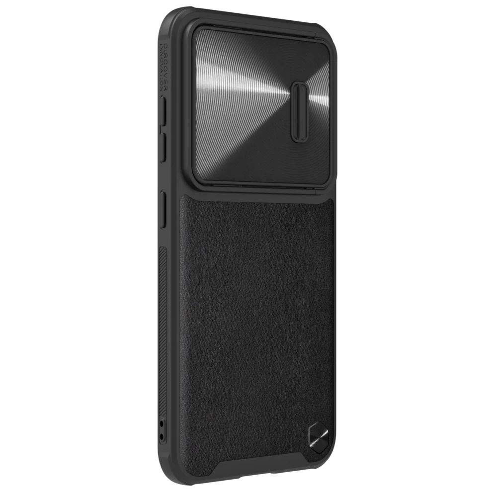 Nillkin CamShield Leather S Case for Samsung Galaxy S23+ cover with camera cover blackeng
