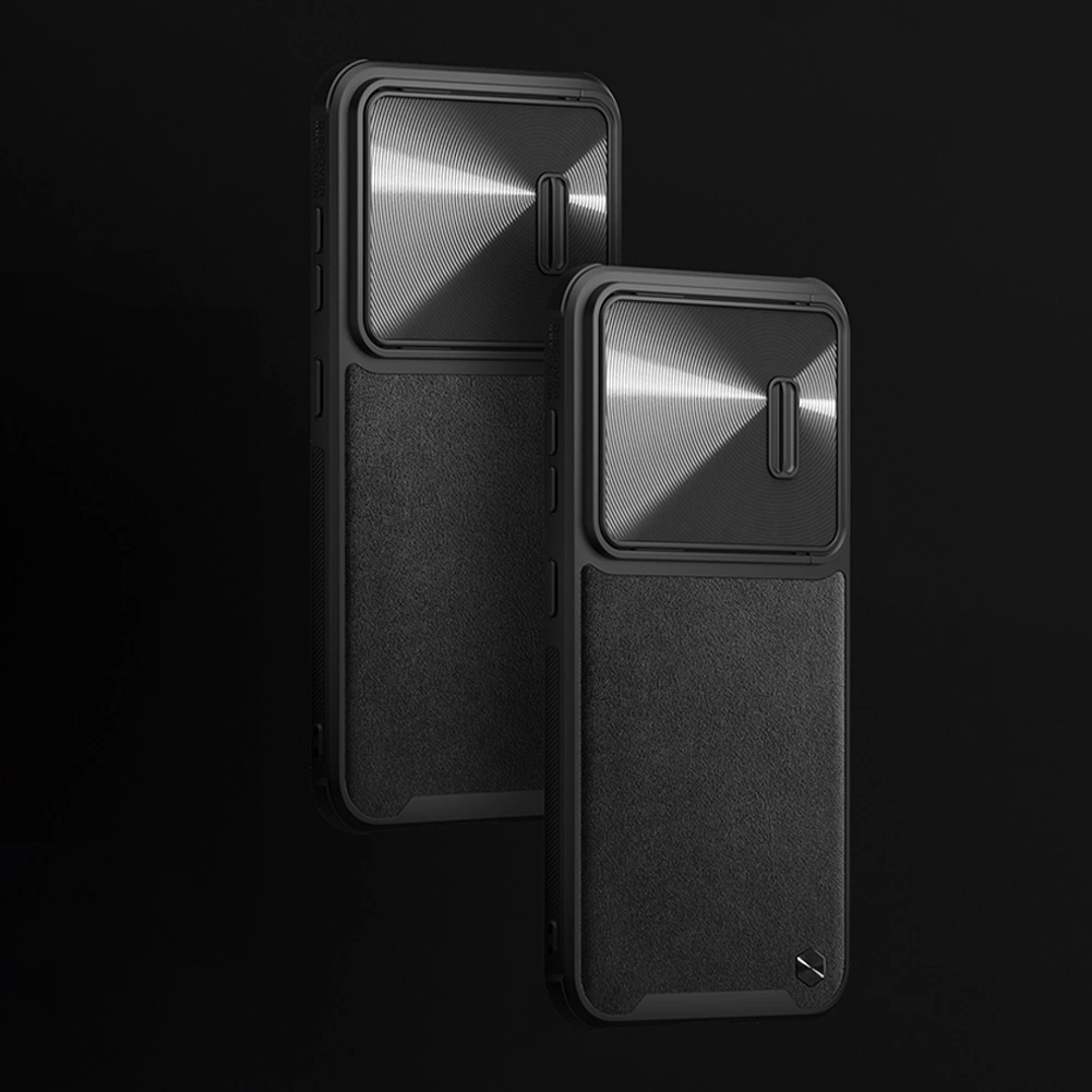 Nillkin CamShield Leather S Case for Samsung Galaxy S23+ cover with camera cover blackeng