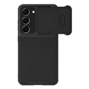 Nillkin Synthetic Fiber S Case for Samsung Galaxy S23, camera cover, blackeng