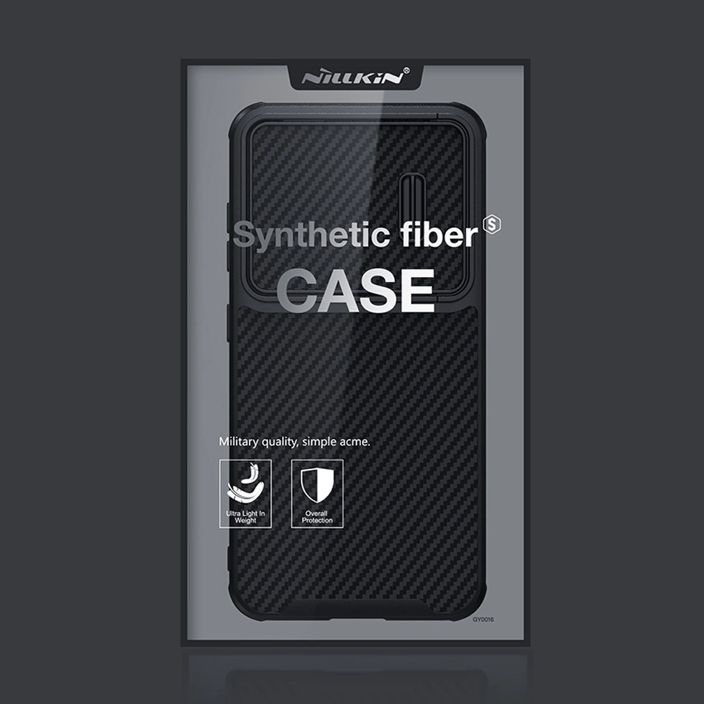 Nillkin Synthetic Fiber S Case for Samsung Galaxy S23, camera cover, blackeng