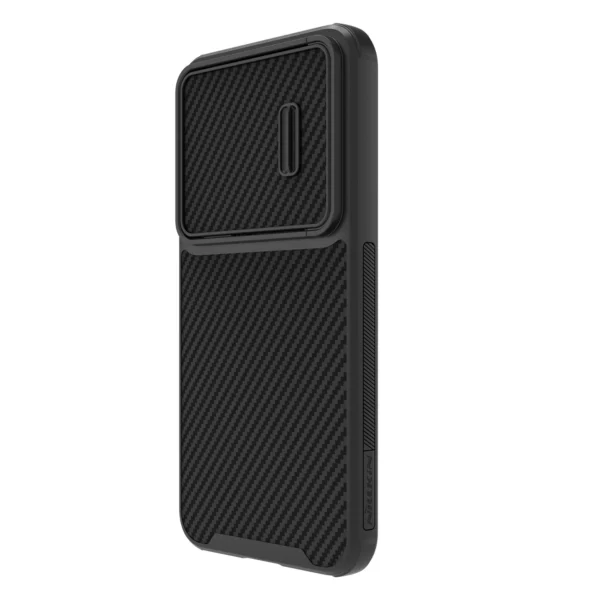 Nillkin Synthetic Fiber S Case for Samsung Galaxy S23, camera cover, blackeng