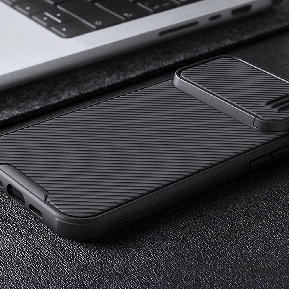 Nillkin CamShield S Case iPhone 14 Pro Max Armored Cover Camera Protector Blueeng