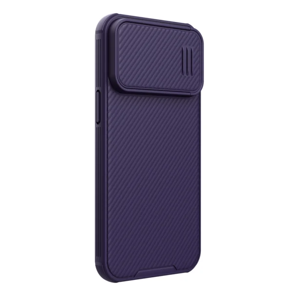 Nillkin CamShield S Case iPhone 14 Pro Max Armored Cover Camera Protector Purpleeng