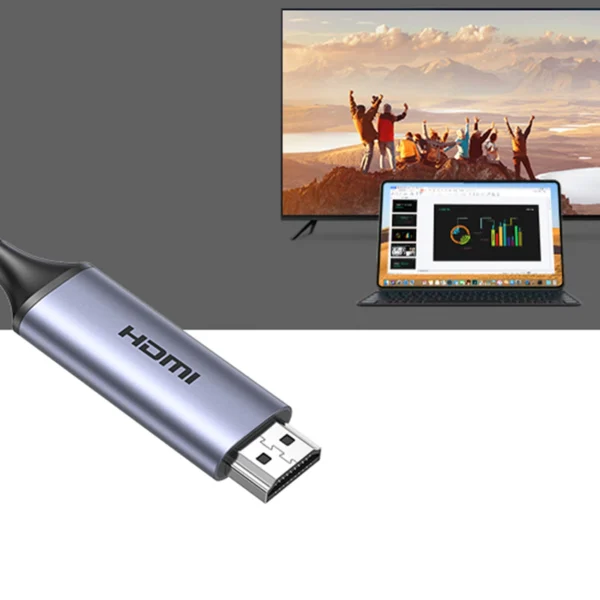 USB C - HDMI 2.1 8K 60Hz Cable 1.5m Ugreen CM565 - Grayeng