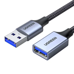 Ugreen extension cord adapter cable USB (male) - USB (female) 3.0 5Gb/s 2m gray (US115)eng