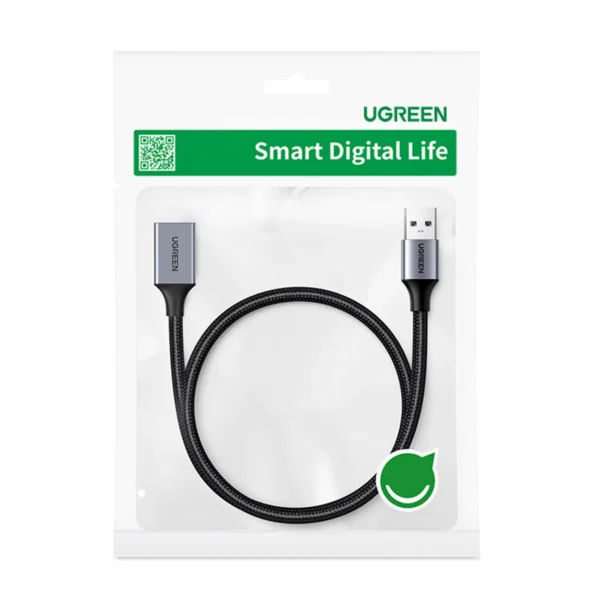 Ugreen extension cord adapter cable USB (male) - USB (female) 3.0 5Gb/s 2m gray (US115)eng
