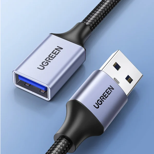 Ugreen extension cord adapter cable USB (male) - USB (female) 3.0 5Gb/s 2m gray (US115)eng