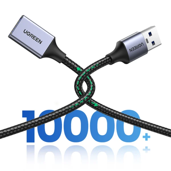 Ugreen extension cord adapter cable USB (male) - USB (female) 3.0 5Gb/s 2m gray (US115)eng