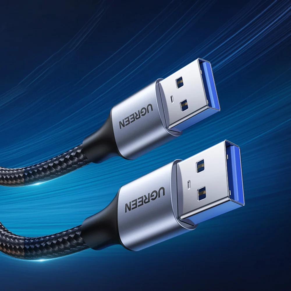 Ugreen cable USB - USB 3.0 5Gb/s 2m gray (US373)eng