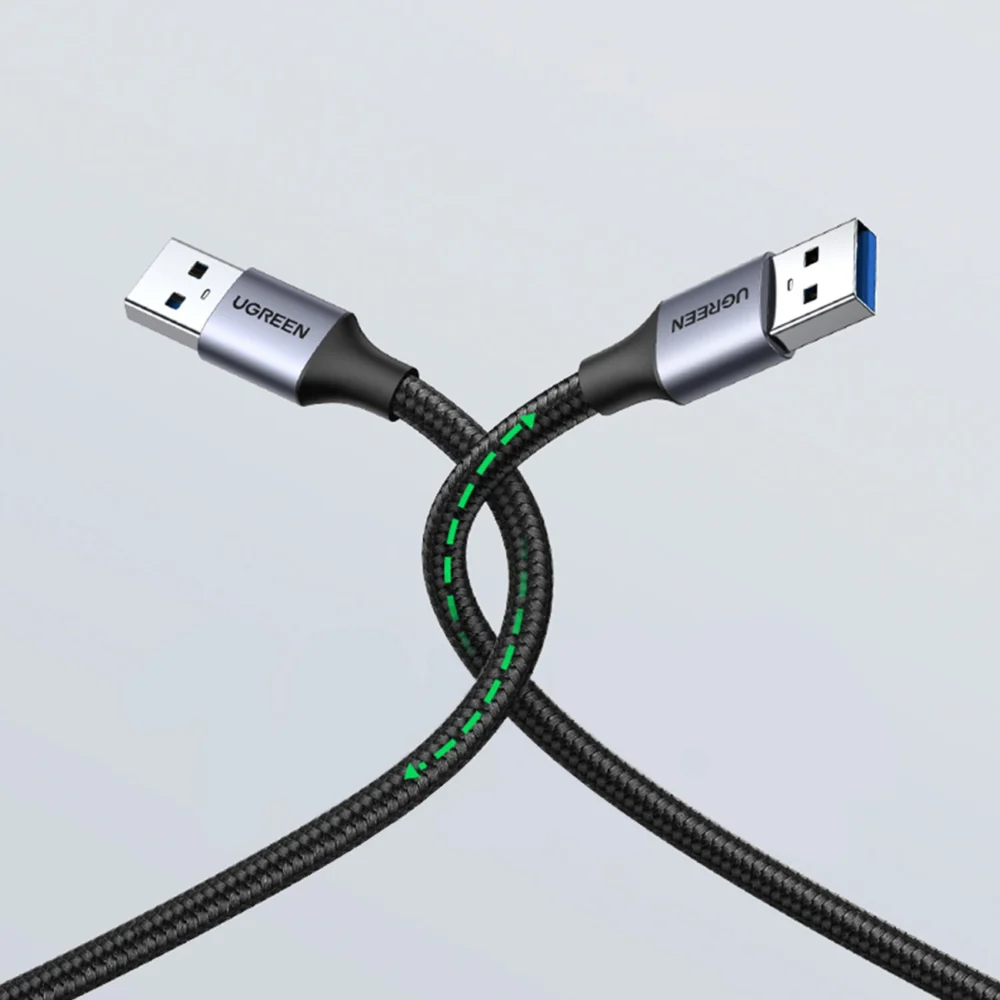 Ugreen cable USB - USB 3.0 5Gb/s 2m gray (US373)eng