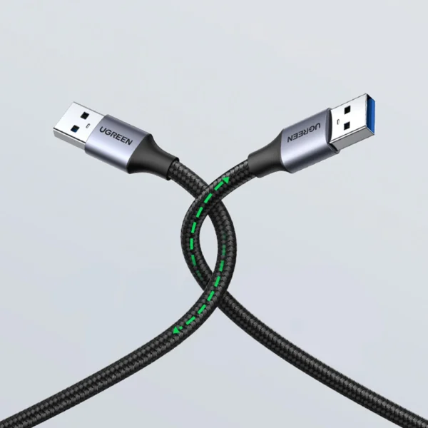 Ugreen cable USB - USB 3.0 5Gb/s 2m gray (US373)eng