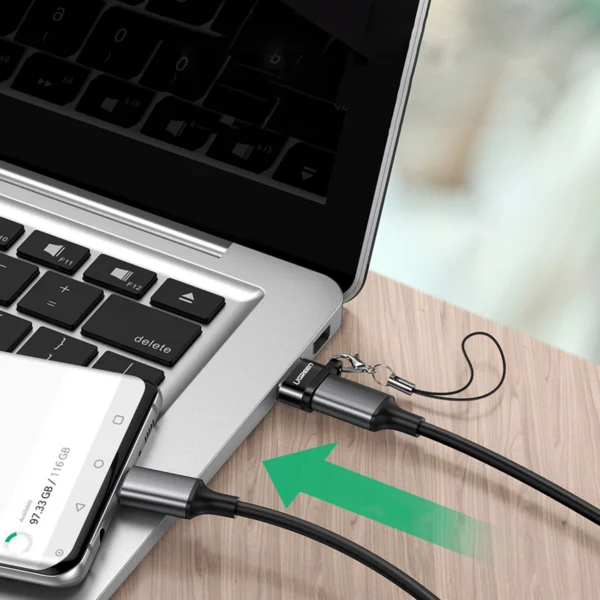 Ugreen US280 50568 USB-C 3.1 (female) / USB-A 2.0 (male) adapter - blackeng
