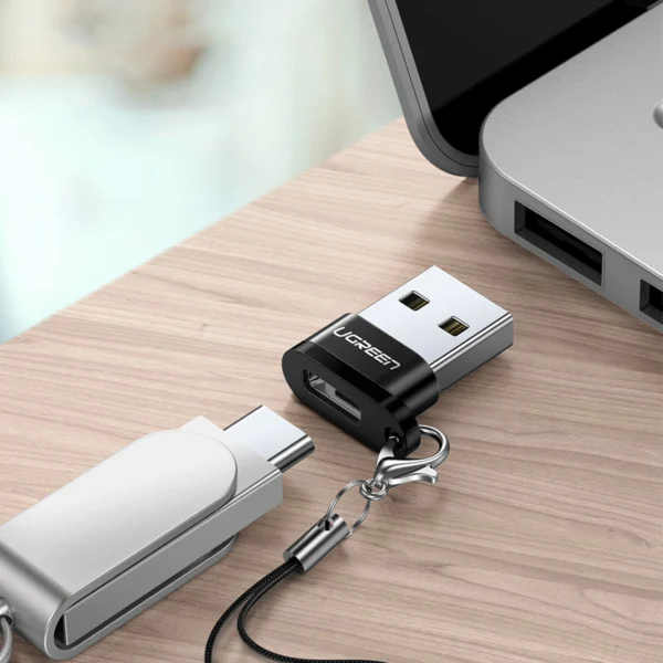 Ugreen US280 50568 USB-C 3.1 (female) / USB-A 2.0 (male) adapter - blackeng