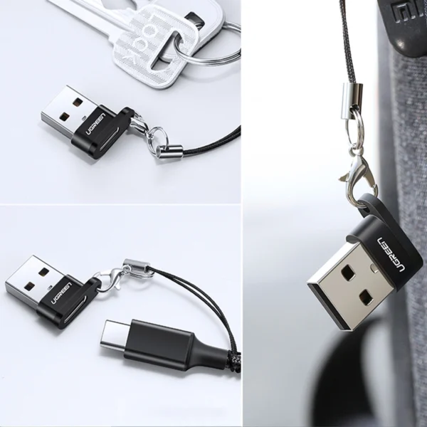 Ugreen US280 50568 USB-C 3.1 (female) / USB-A 2.0 (male) adapter - blackeng