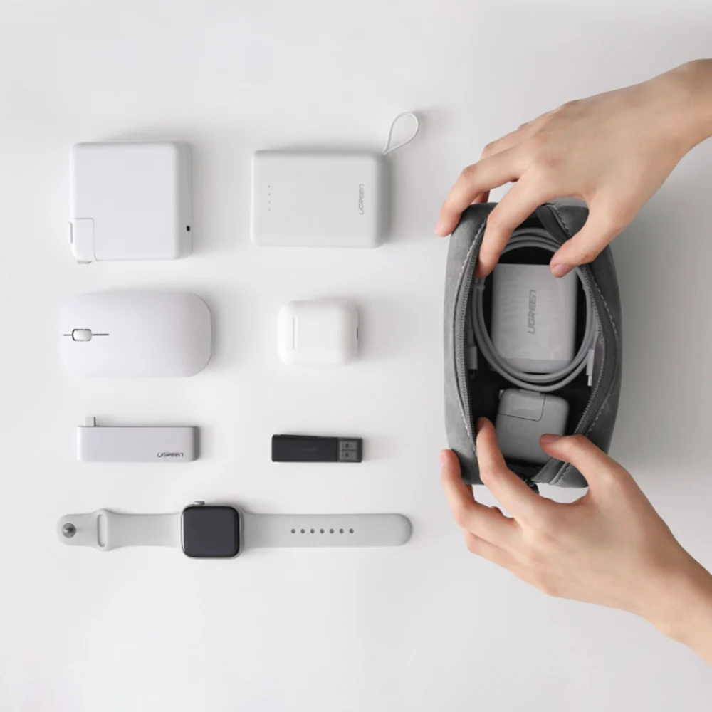 Ugreen case pouch multifunctional organizer for accessories gray (LP285)eng