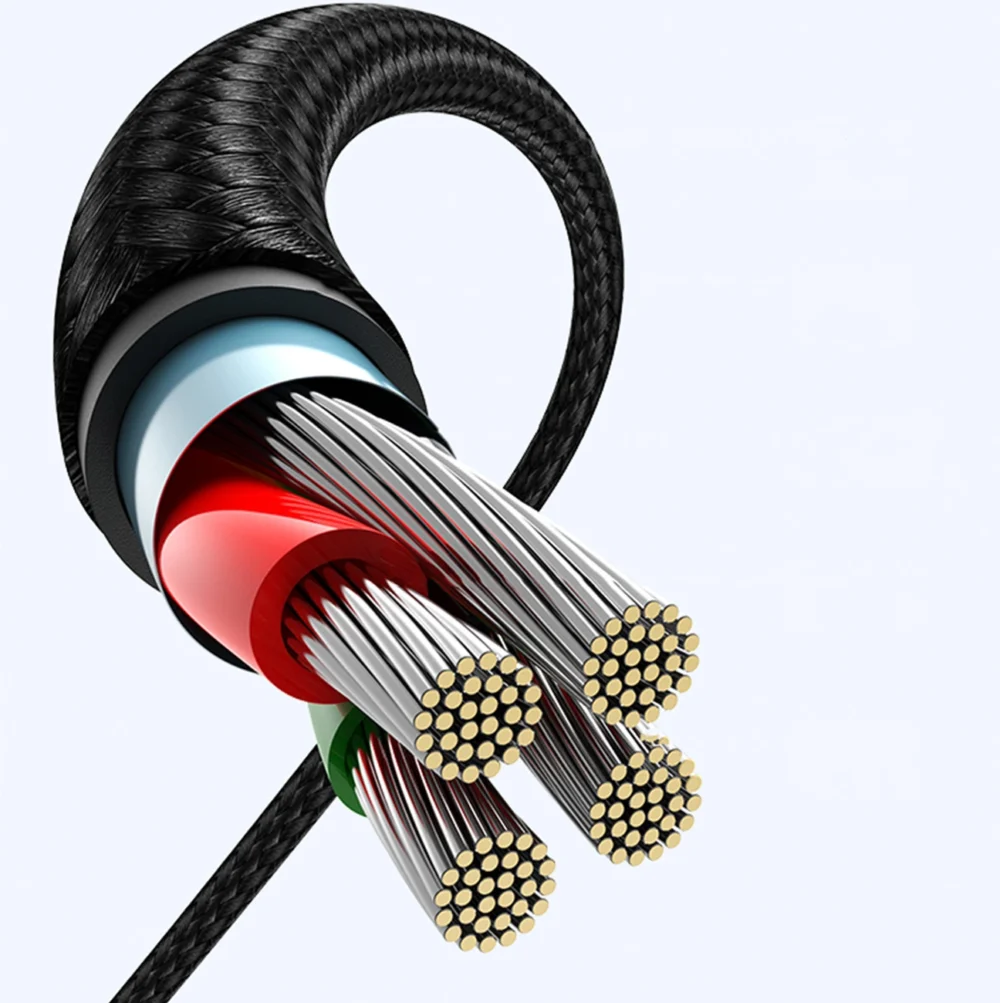 Ugreen 90° angled cable USB C - USB 2.0 480Mbps 3A 3m black (US176)eng