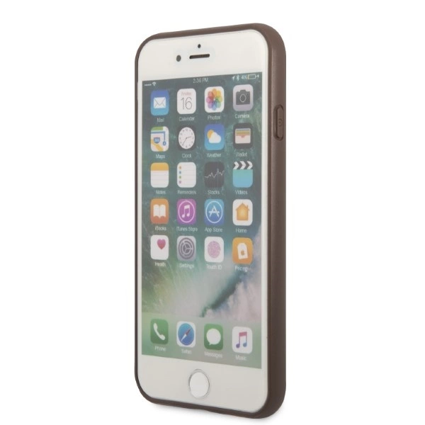Guess GUHCI84GMGBR iPhone 7/8/SE 2020/2022 brown/brown hardcase 4G Big Metal Logoeng
