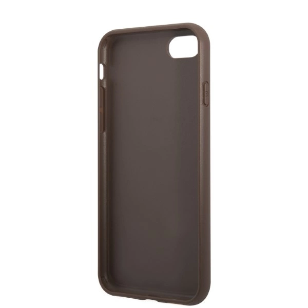 Guess GUHCI84GMGBR iPhone 7/8/SE 2020/2022 brown/brown hardcase 4G Big Metal Logoeng