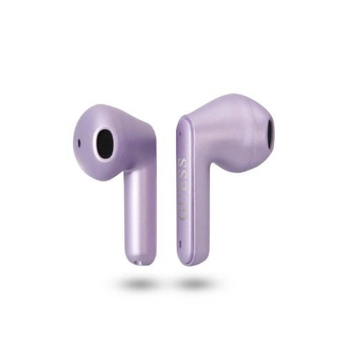 Guess GUTWST82TRU TWS Bluetooth Headphones + Purple/Purple Triangle Logo Docking Stationeng