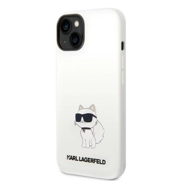 Karl Lagerfeld KLHMP14MSNCHBCH iPhone 14 Plus 6.7" hardcase white/white Silicone Choupette MagSafeeng