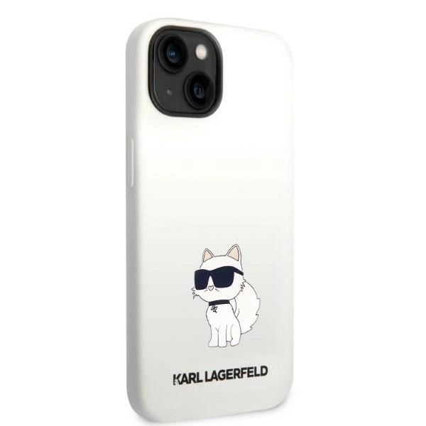 Karl Lagerfeld KLHMP14MSNCHBCH iPhone 14 Plus 6.7" hardcase white/white Silicone Choupette MagSafeeng