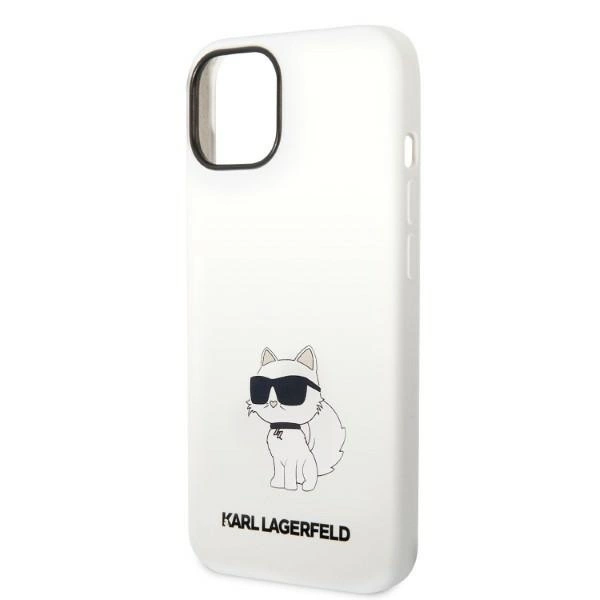 Karl Lagerfeld KLHMP14MSNCHBCH iPhone 14 Plus 6.7" hardcase white/white Silicone Choupette MagSafeeng