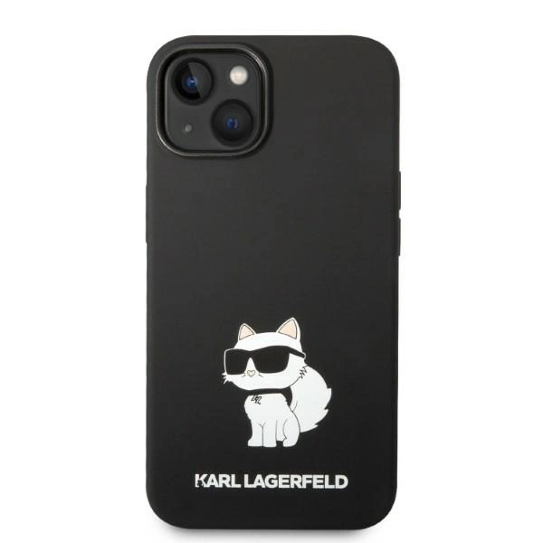 Karl Lagerfeld KLHMP14MSNCHBCK iPhone 14 Plus 6.7" hardcase black/black Silicone Choupette MagSafeeng