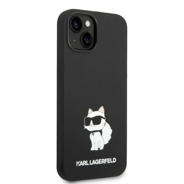 Karl Lagerfeld KLHMP14MSNCHBCK iPhone 14 Plus 6.7" hardcase black/black Silicone Choupette MagSafeeng