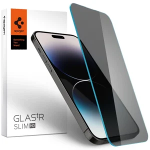 Spigen Glas.tR Slim Privacy Tempered Glass for iPhone 14 Pro Maxeng
