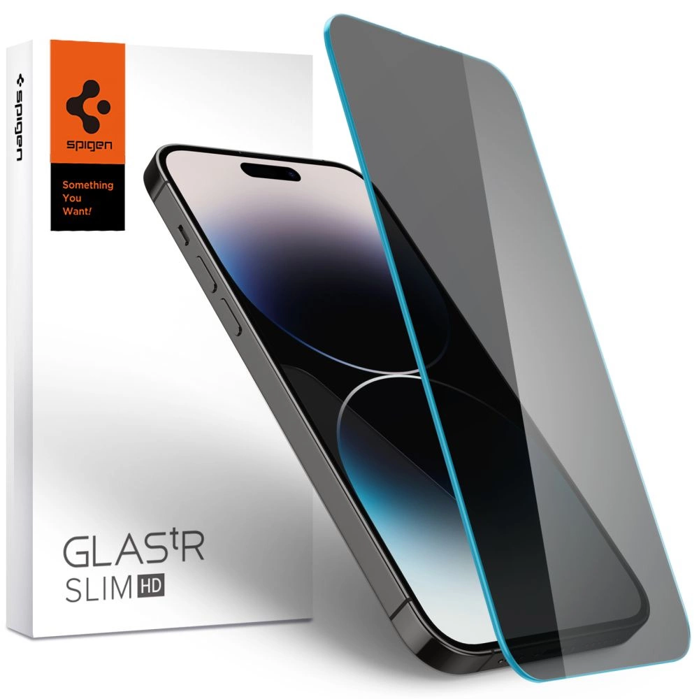 Spigen Glas.tR Slim Privacy Tempered Glass for iPhone 14 Pro Maxeng
