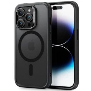 ESR Classic Hybrid Halolock Case with MagSafe for iPhone 14 Pro - Matte Blackeng