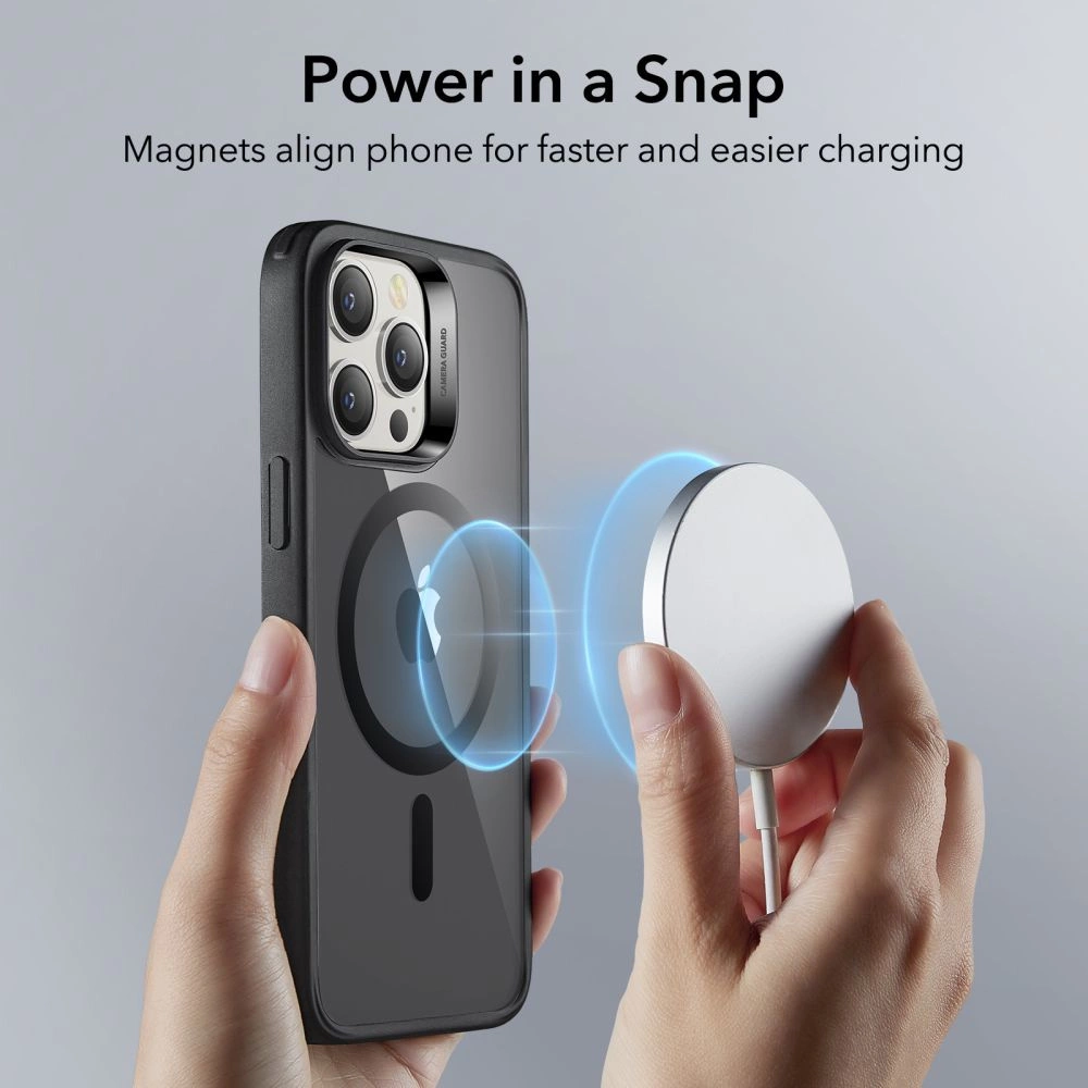 ESR Classic Hybrid Halolock Case with MagSafe for iPhone 14 Pro - Matte Blackeng
