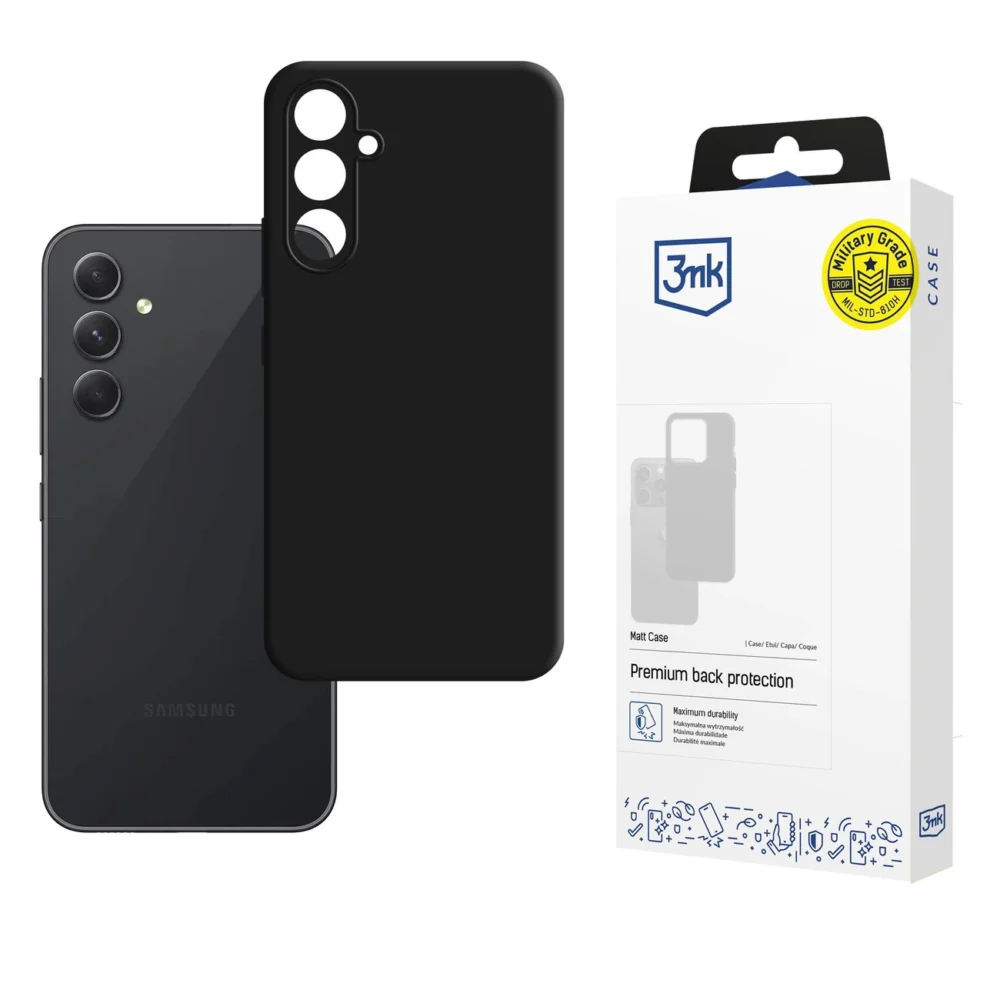 Samsung Galaxy A54 5G - 3mk Matt Case blackeng