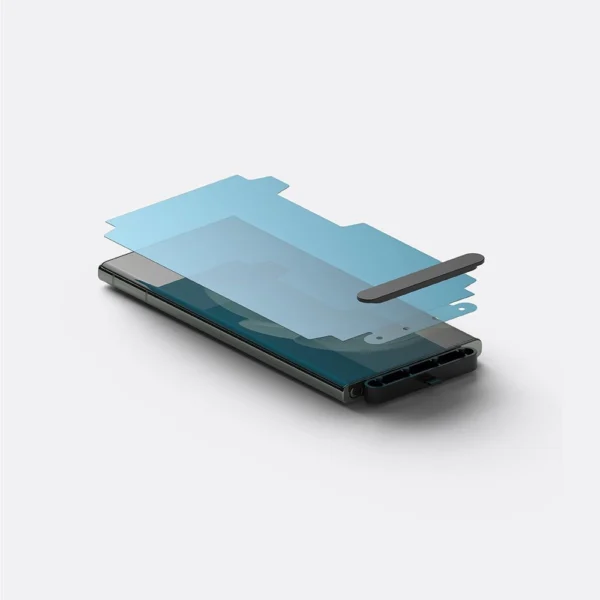 Ringke Dual Easy Wing protective film for Samsung Galaxy S23 Ultra (2 pieces) + mounting kiteng