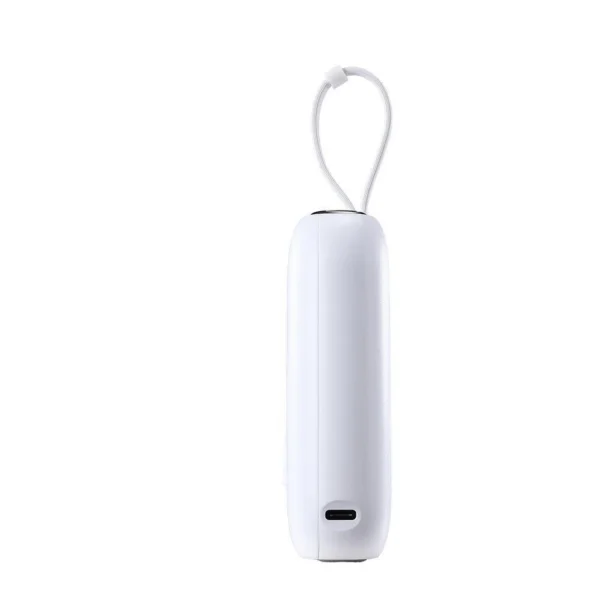 Joyroom mini powerbank 10000mAh Colorful Series 22.5W with 2 built-in USB C and Lightning cables white (JR-L012)eng
