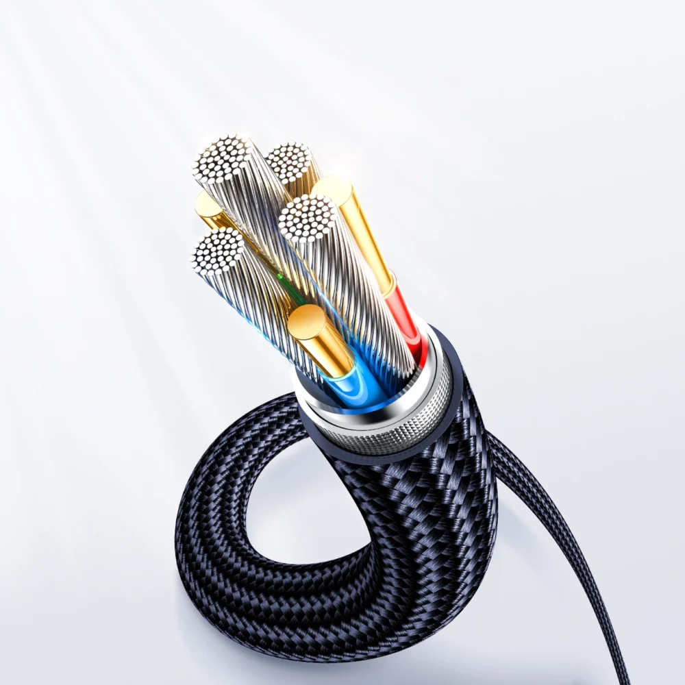 Joyroom A4 USB-C / USB-C 100W 1.2m Cable with Display - Blueeng