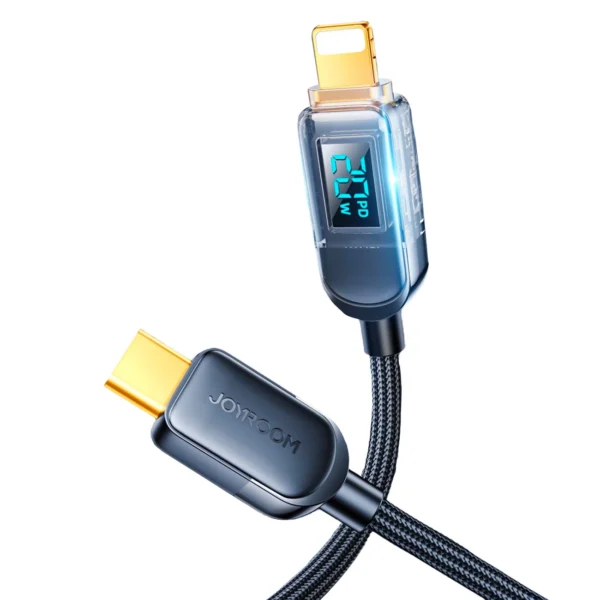 Joyroom A4 USB-C / Lightning Cable 20W 1.2m with display - blackeng