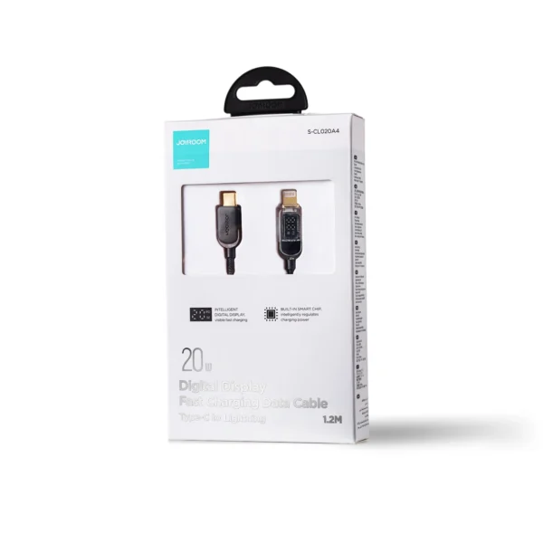 Joyroom A4 USB-C / Lightning Cable 20W 1.2m with display - blackeng