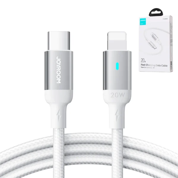 Joyroom Extraordinary Series A10 Lightning / USB-C PD 20W cable 2 m - whiteeng