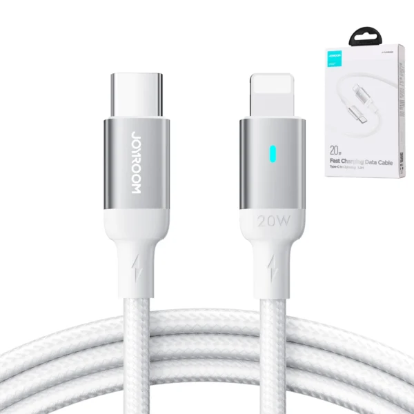 Joyroom Extraordinary Series A10 Lightning / USB-C PD 20W cable 1.2 m - whiteeng