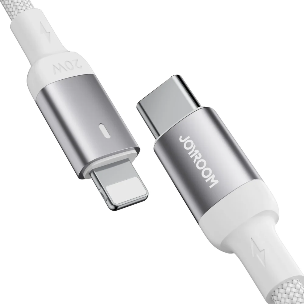 Joyroom Extraordinary Series A10 Lightning / USB-C PD 20W cable 1.2 m - whiteeng