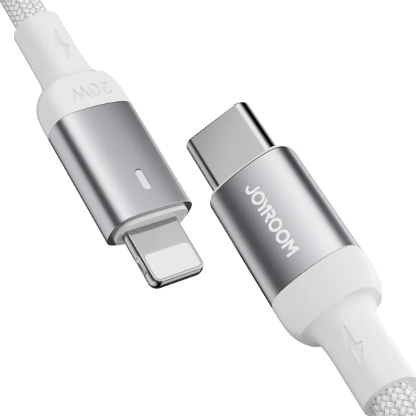 Joyroom Extraordinary Series A10 Lightning / USB-C PD 20W cable 1.2 m - whiteeng