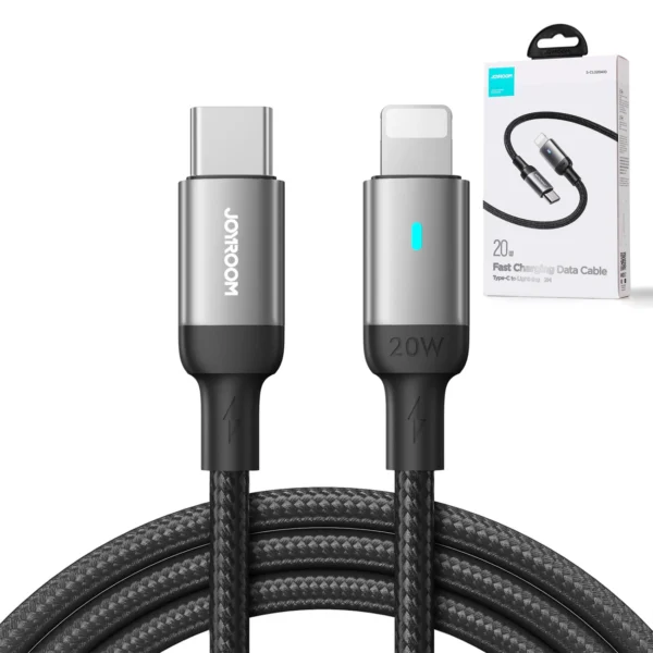 Joyroom Extraordinary Series A10 Lightning / USB-C PD 20W cable 1.2 m - blackeng