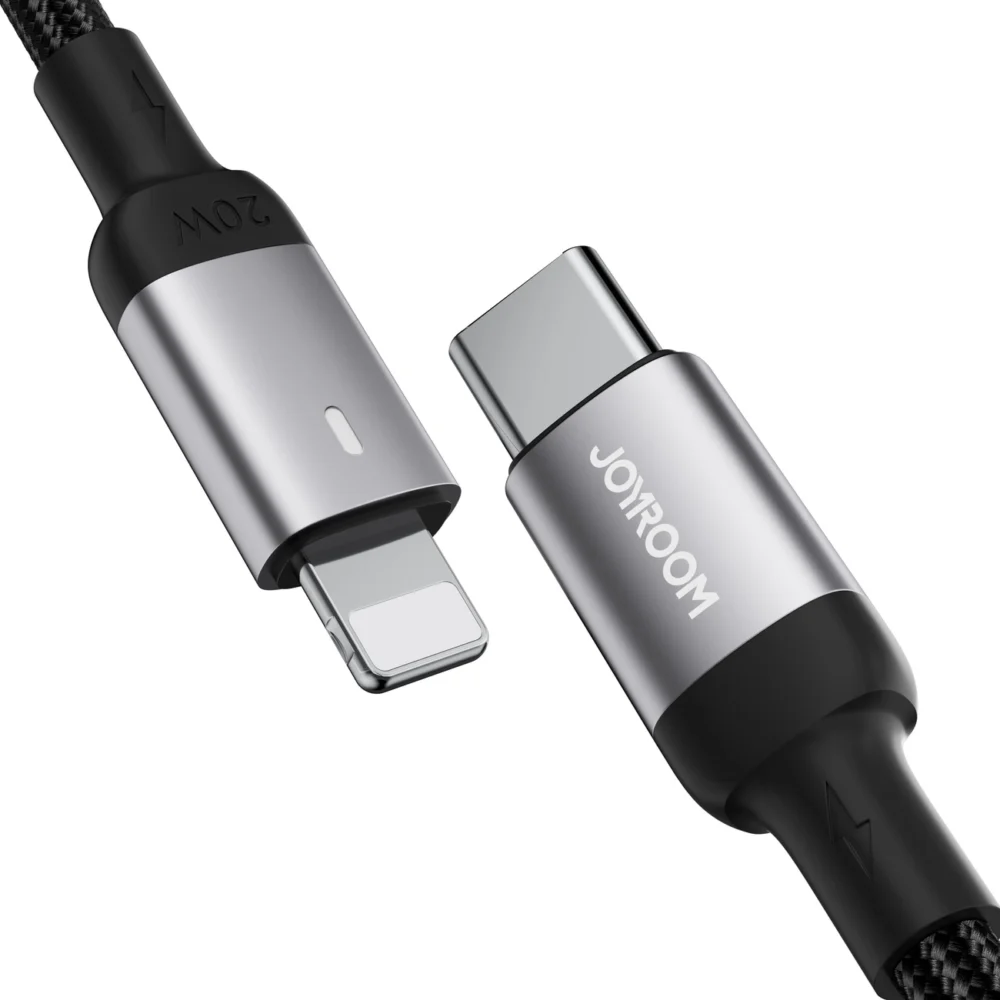 Joyroom Extraordinary Series A10 Lightning / USB-C PD 20W cable 1.2 m - blackeng