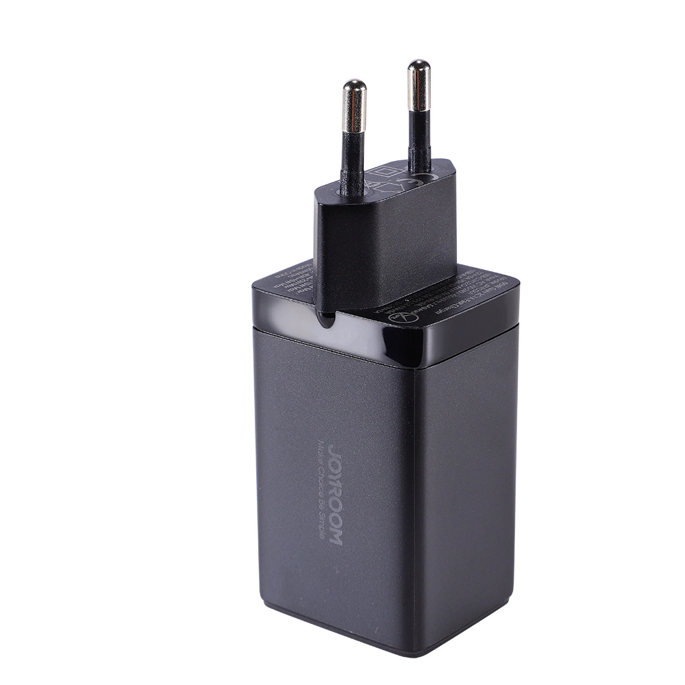Joyroom fast GaN charger 65W USB-A, 2x USB-C black + USB-C - USB-C cable 100W 1.2m (TCG01)eng