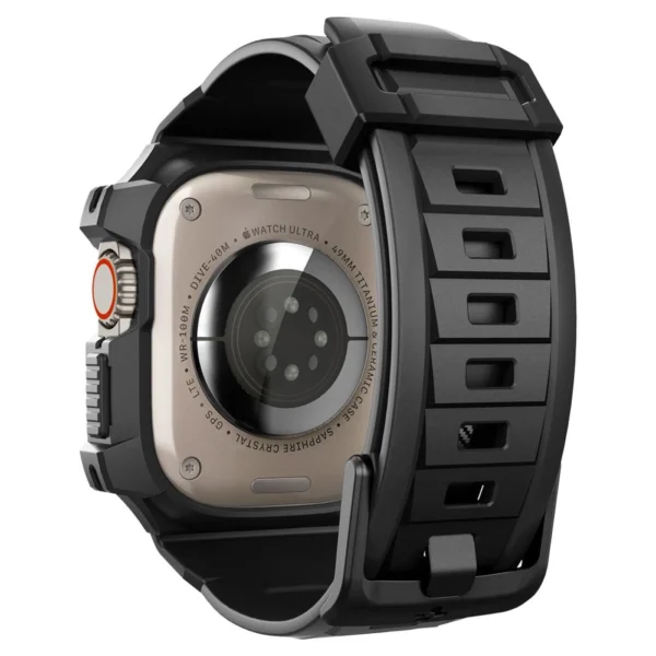 Spigen Rugged Armor Pro Apple Watch Ultra (49mm) Strap Case - Blackeng