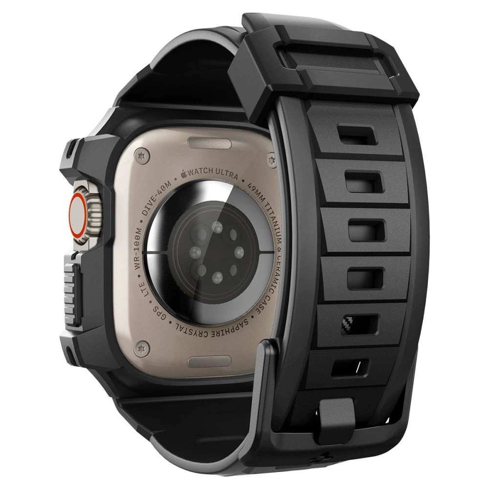 Spigen Rugged Armor Pro Apple Watch Ultra (49mm) Strap Case - Blackeng