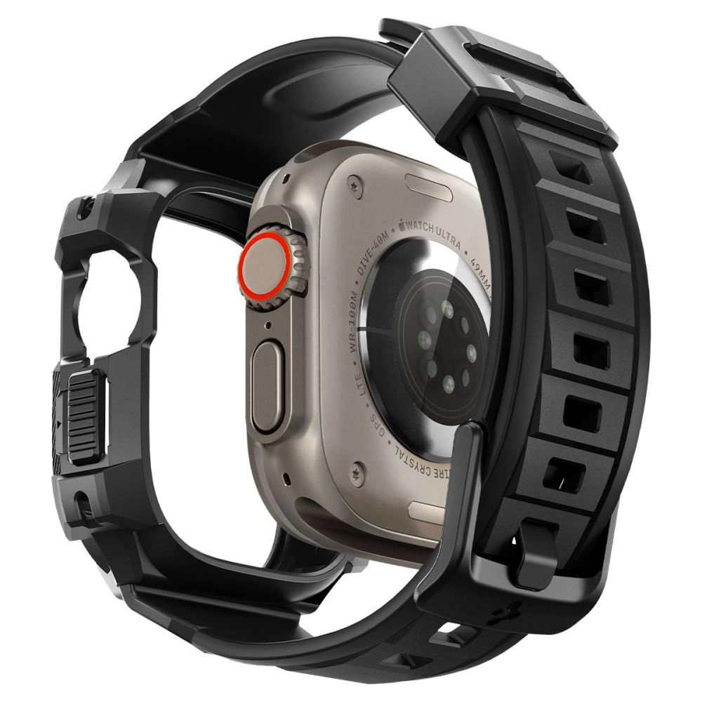 Spigen Rugged Armor Pro Apple Watch Ultra (49mm) Strap Case - Blackeng